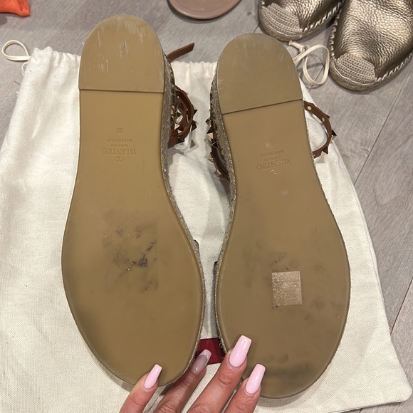 Valentino Garavani Leopard Rock Stud Platform Espadrille- Beautiful Size 39 - Picture 3 of 4